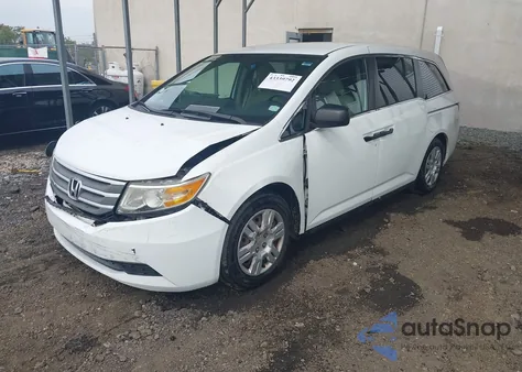 2011 Honda Odyssey Lx from USA, damaged, VIN 5FNRL5H28BB028618